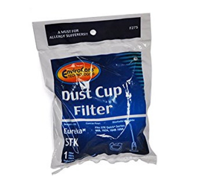 Eureka STK Quick UP 61544A Allergen Dust Cup Filter Series 96B 162A 164B 169A
