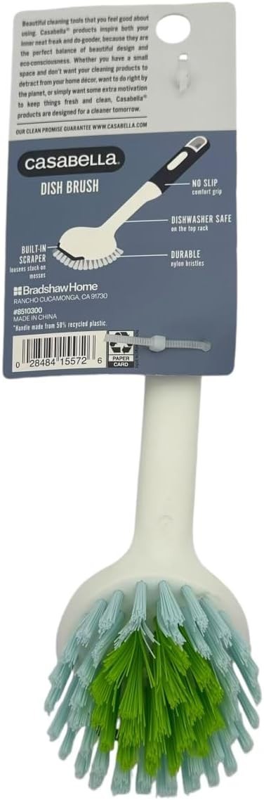 Casabella Round Cleaning Brush Scrubber Assorted Colors Pack of 1