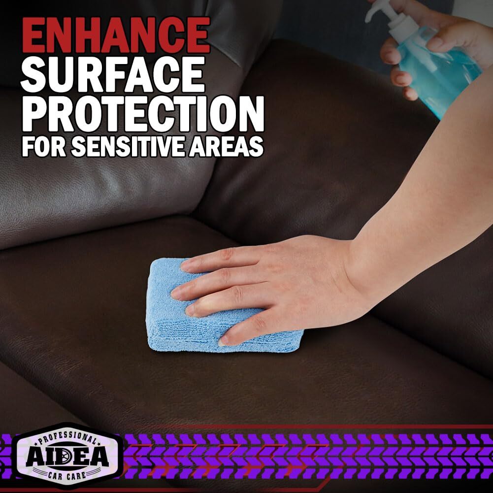 2 Pack Microfiber Applicator Pads Car Wash Sponges Cleaning Pads for Wax Sealant