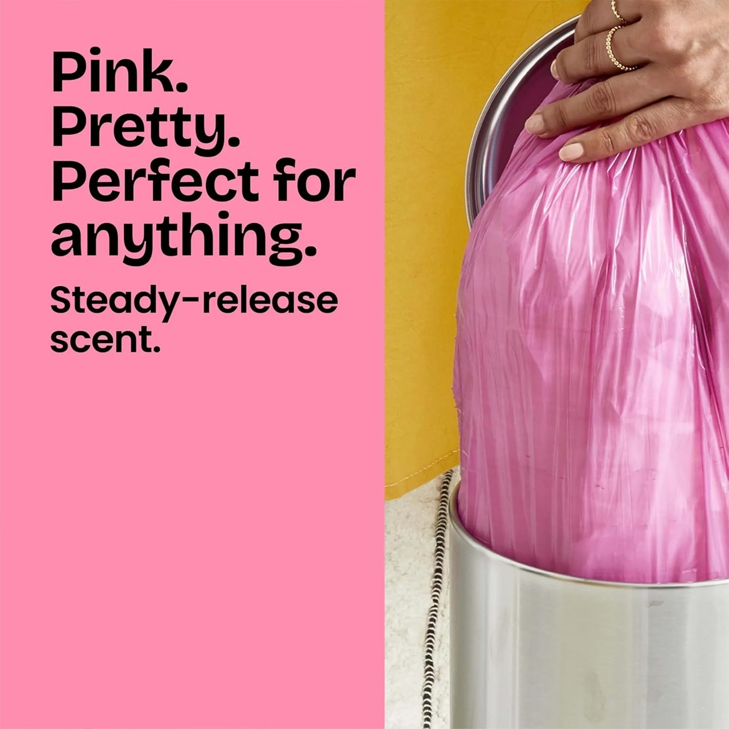 Glad Small Trash Bags 4 Gallon, Febreze Cherry Blossom Garbage Bags