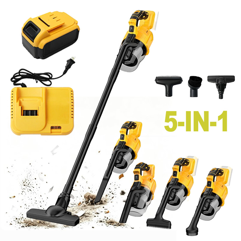 20V Cordless 5-in-1 Handheld Vacuum Cleaner – Powerful & Portable Cleaning Tool
