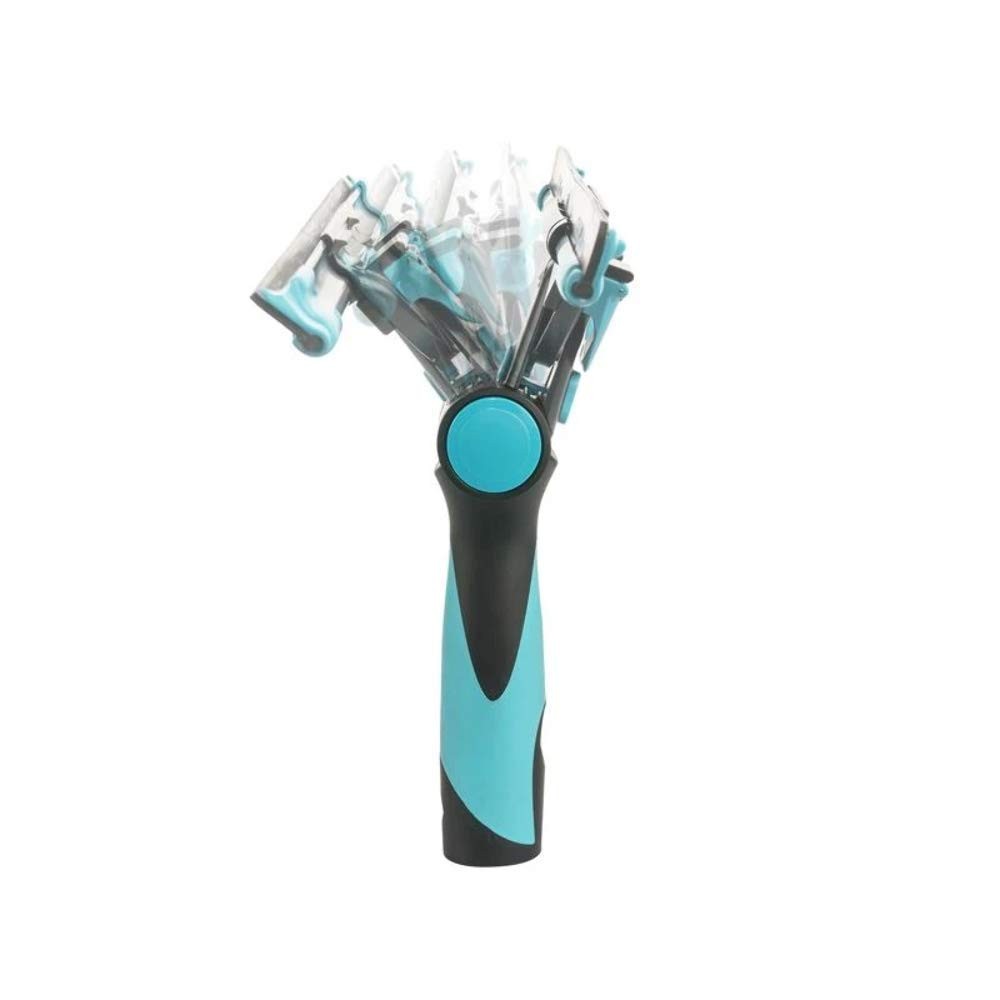 Moerman Excelerator 2.0 Squeegee Handle 1 Count (Pack of 1), Black/Blue