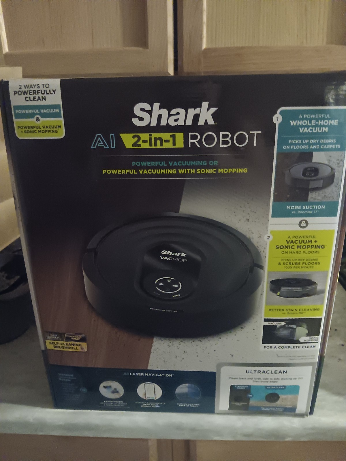 shark ai ultra 2-in-1 robot vacuum mop