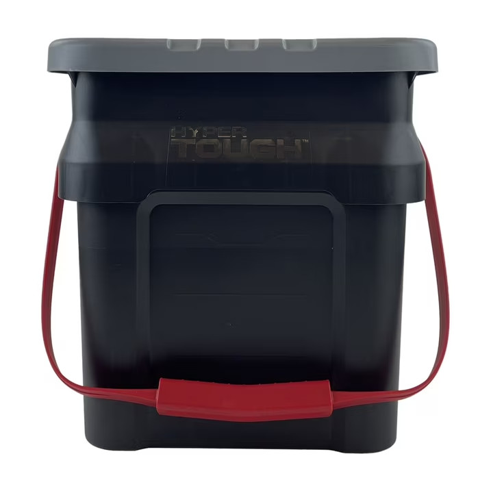 (2 pack) Hyper Tough 5 Gallon Heavy Duty Plastic Material Bucket Tote,Adult