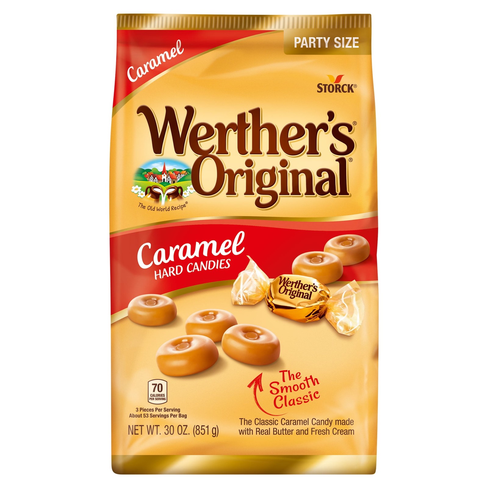 Werther’s Original Hard Caramel Candy, 30 oz