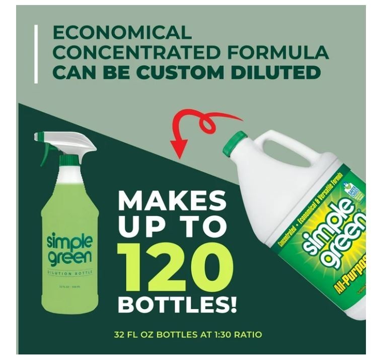 Simple Green All-Purpose Cleaner Concentrate, Original, 128 fl. oz New