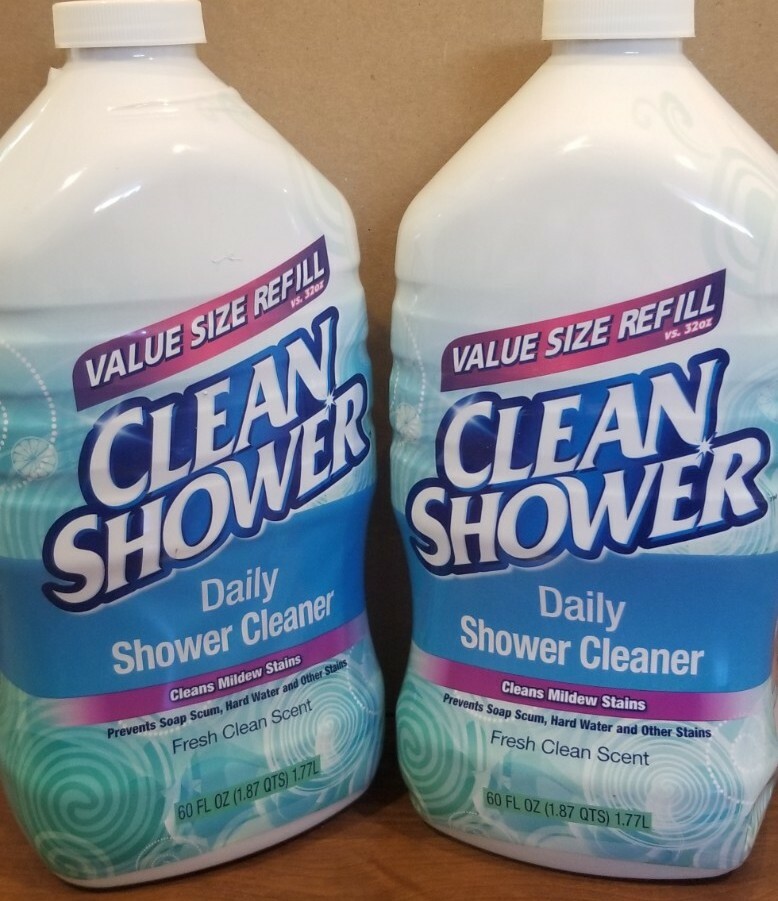Scrub Free Clean Shower Daily Cleaner Refill – (2) 60 oz.