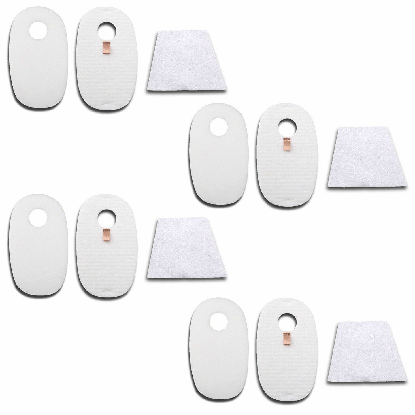 4 Pack Shark Rocket Foam and Felt Filter Kit Fits HV319Q HV320 HV321 HV322 HV24Q
