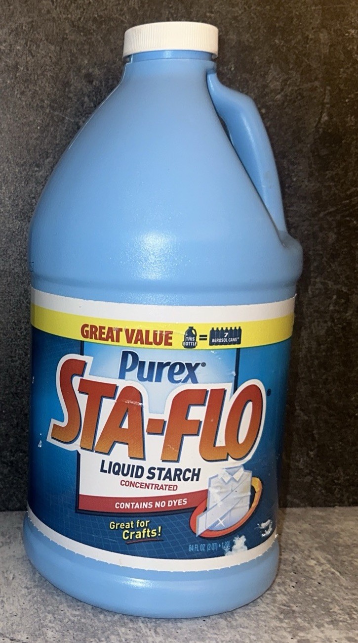 1X Purex Sta Flo Liquid Starch Concentrated 64 Oz Crafts Quilting Discontinued