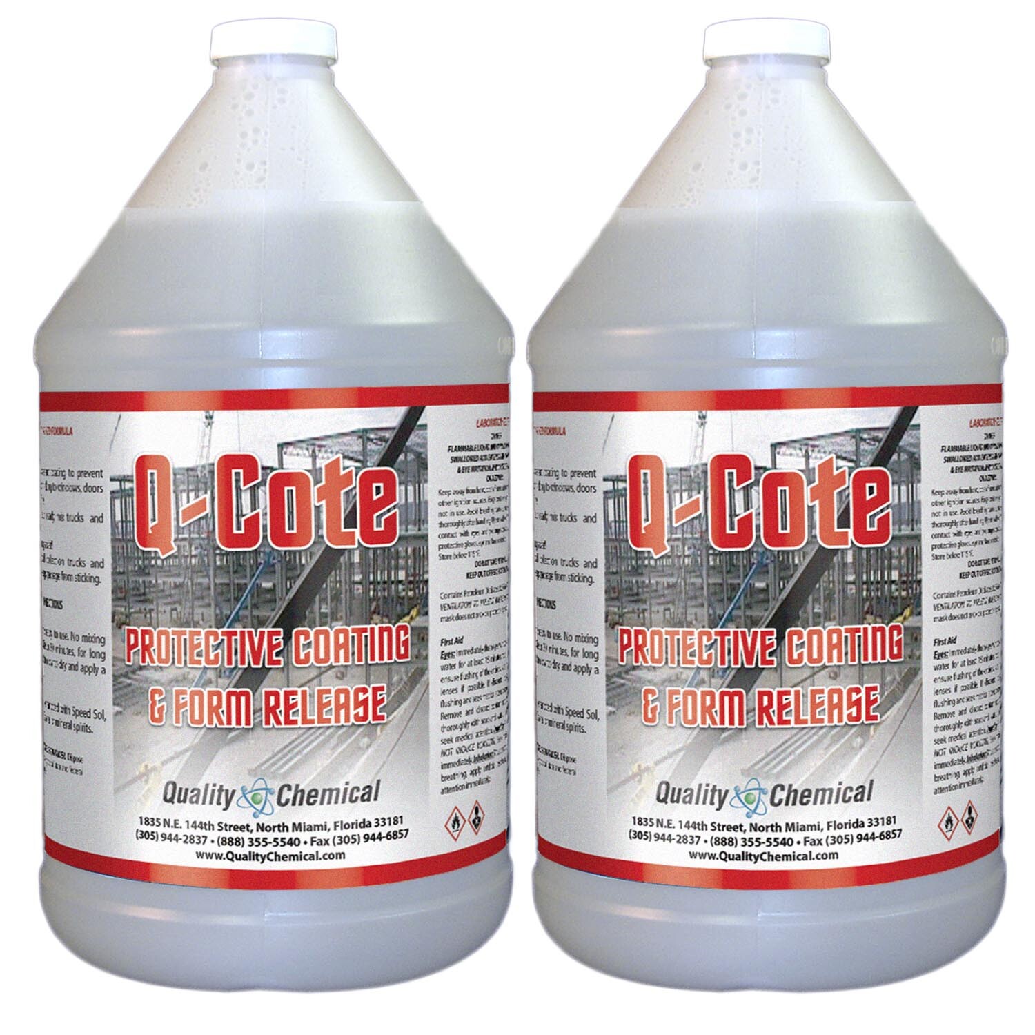 Q-Cote – Paraffin-based – Concrete Form Release Agent – 2 gallon case
