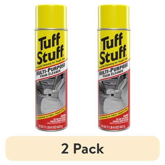 (2 PACK )Tuff Stuff Multi Purpose Foam Cleaner for Deep Cleaning of Car Interior