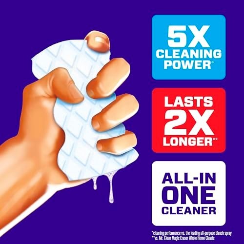 Mr. Clean Magic Eraser Sponge All Purpose Cleaning Scrubber Extra Durable 4ct*