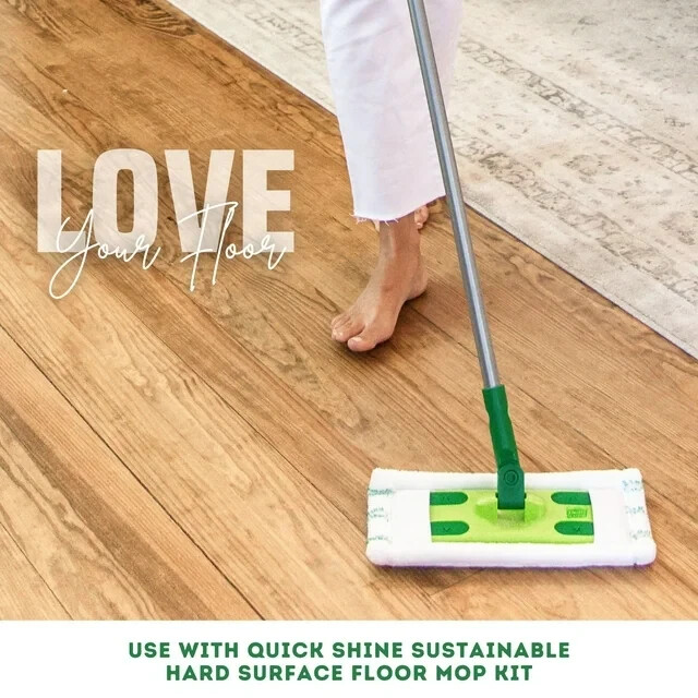 Quick Shine Multi-Surface Floor Finish, 64 fl oz Unscented Household Floor Clear