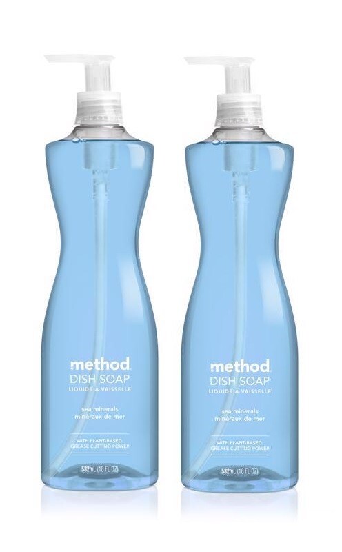 2~ Method Sea Mineral Scent Liquid Dish Soap 18 oz Plant Based & Cruelty Free