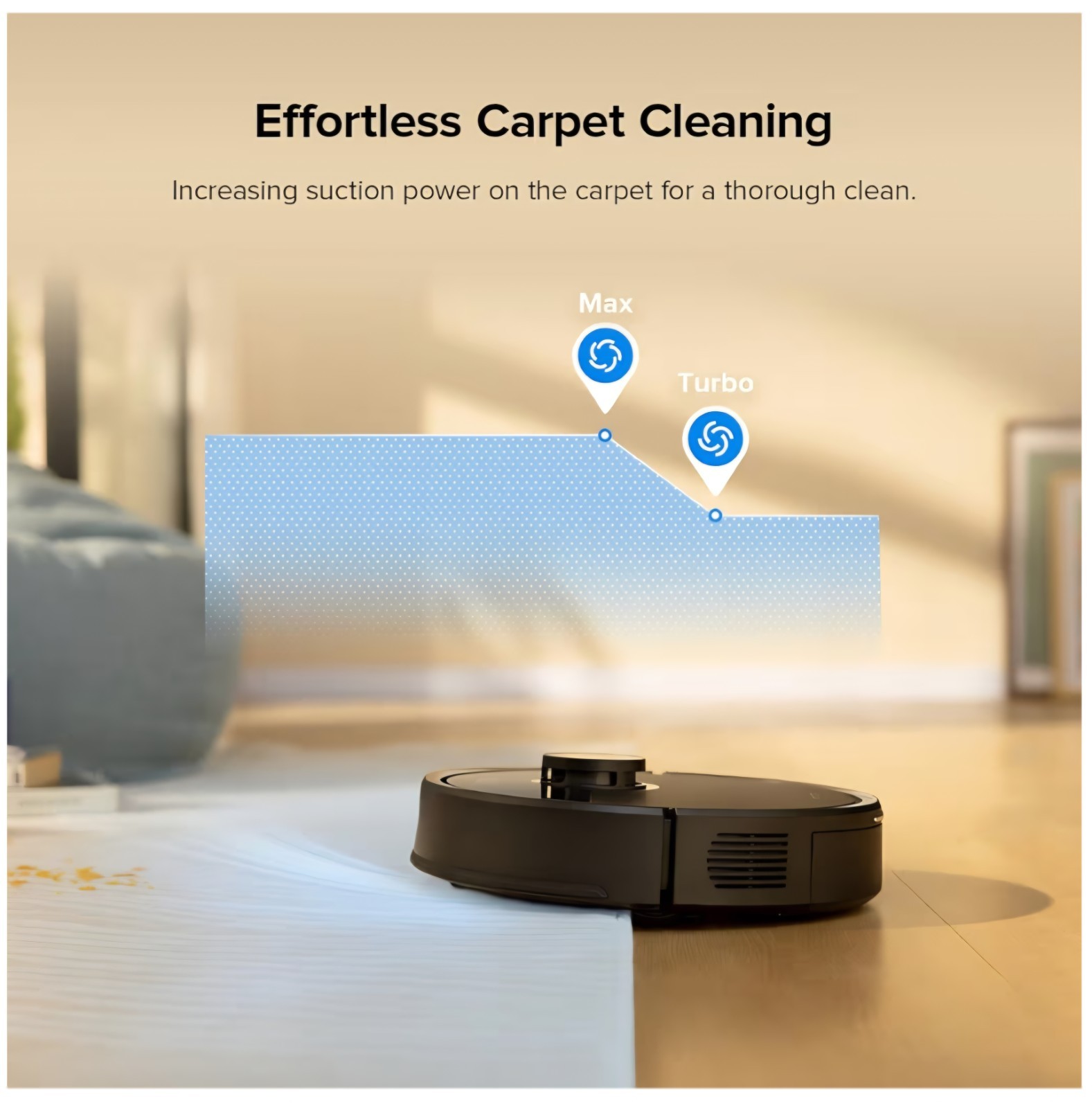 Roborock Q7 M5+ Robot Vacuum Self-Empty Dock, App Control, Wi-Fi, 2.7L, Black