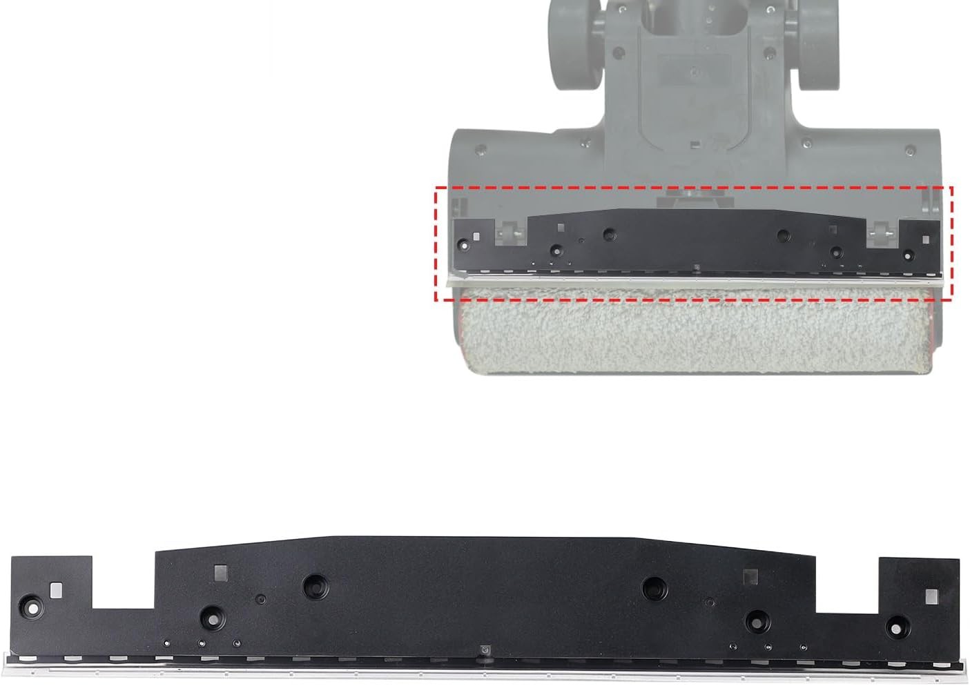 H12 Pro Vacuum Replacement Wiper Strip Compatible with Dreame H12 Pro Cordless