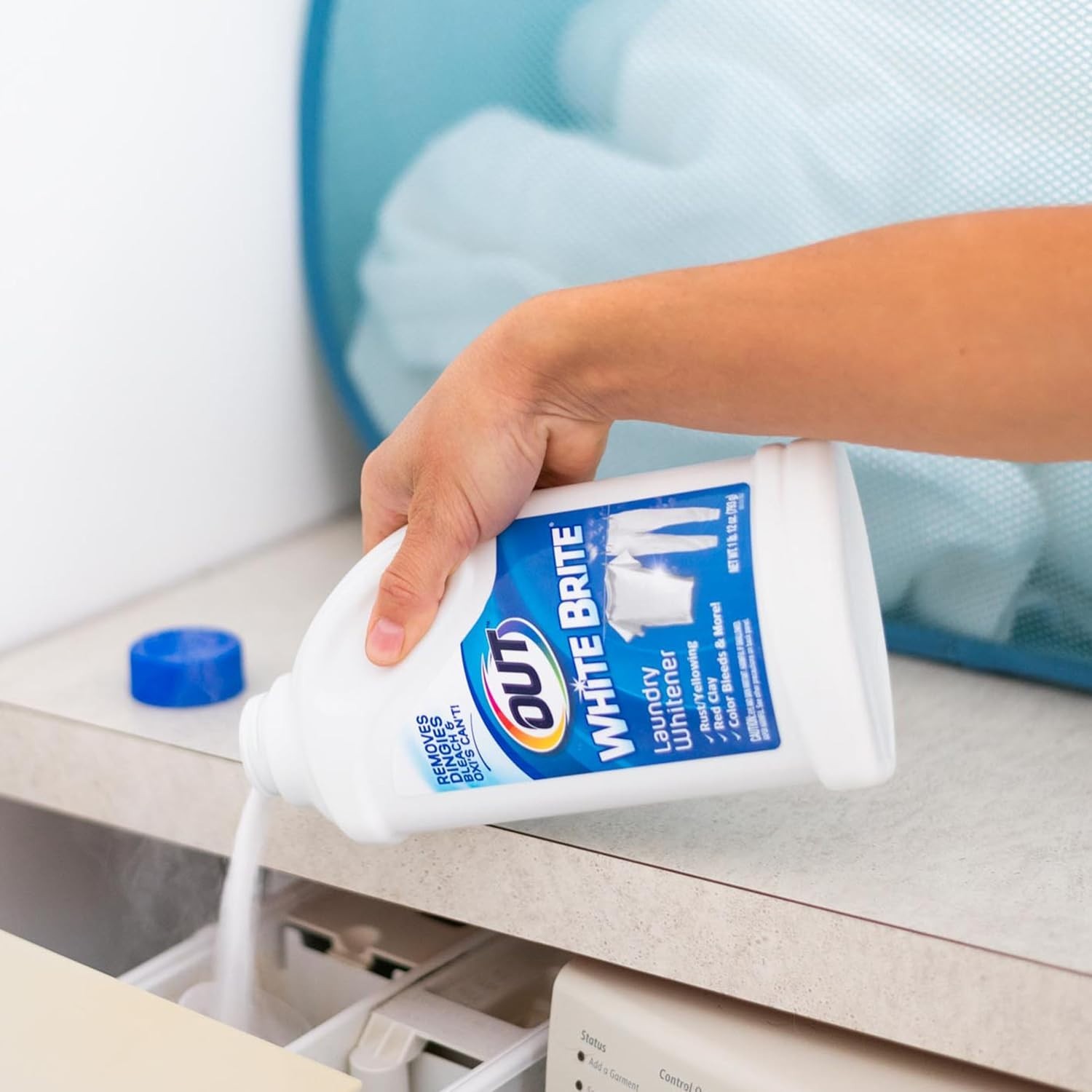 2PACK-OUT White Brite Laundry Whitener, Cleaner, Brighter and Fresher 28 Ounces