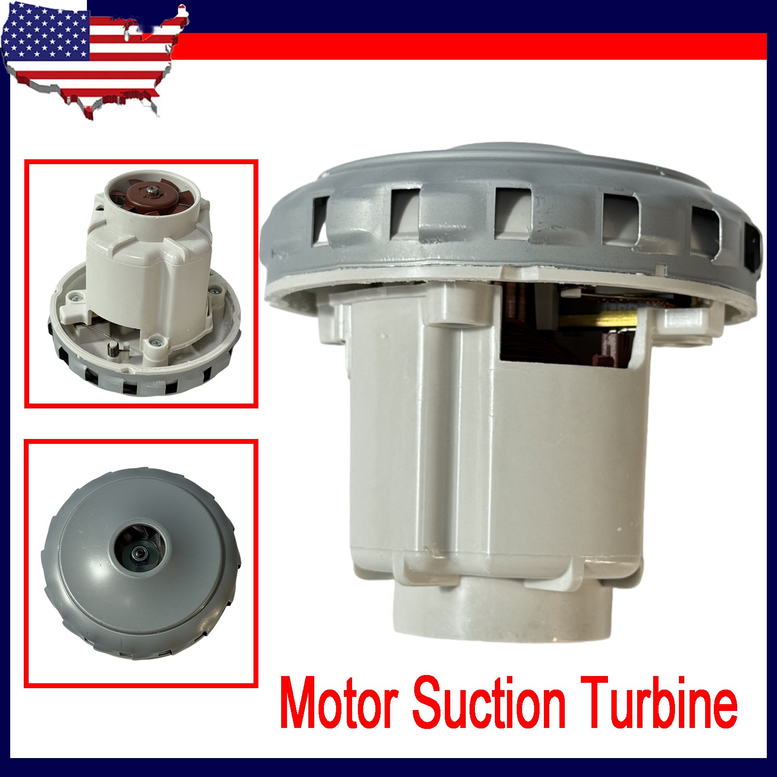 Vacuum Cleaner Suction Turbine Motor 467.3.402-6 1200w 467.3.414 For DOMEL Mirka