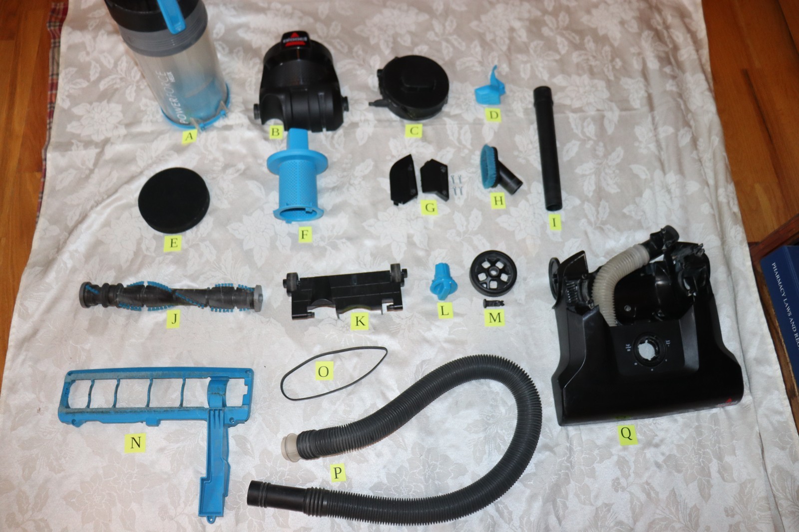 Bissell 1700 PowerForce Helix Upright Vacuum Cleaner REPLACEMENT PARTS