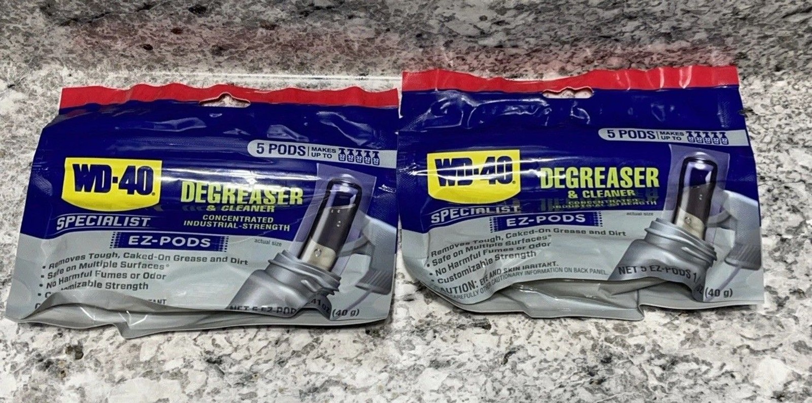 WD-40 Specialist Degreaser and Cleaner EZ-PODS, Industrial-Strength 2x 5 PACKS