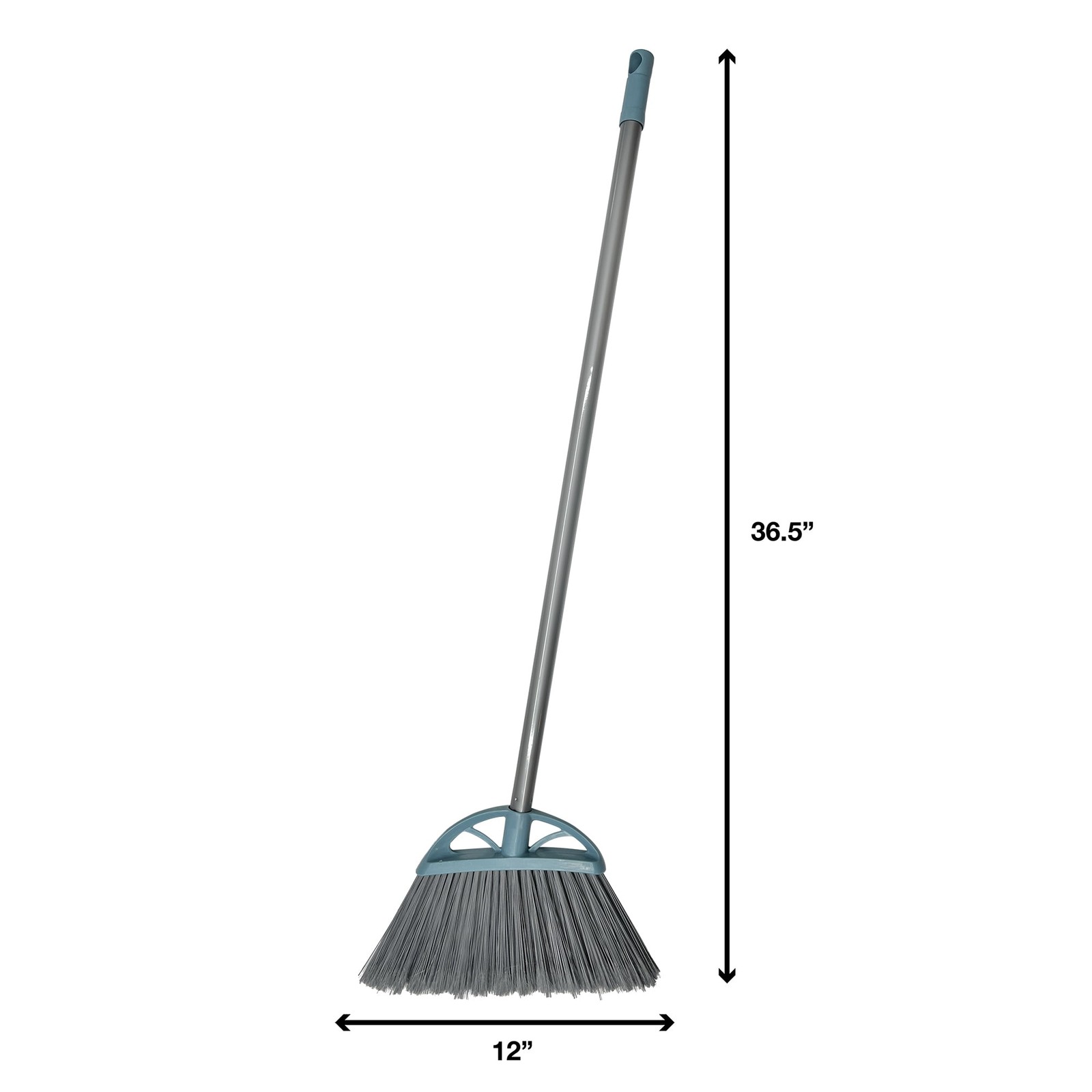Lobby Broom and Dustpan Set Blue 2.75 x 11.81 x 41 Inches Commercial Cleaning