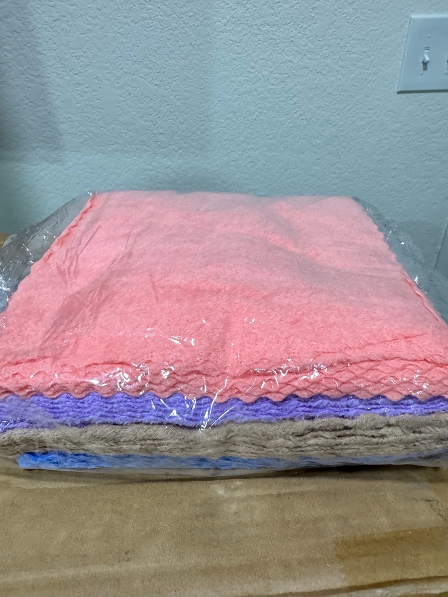 Set of 40 Pack Microfiber Cleaning Cloths Car Detailing Polishing Towels