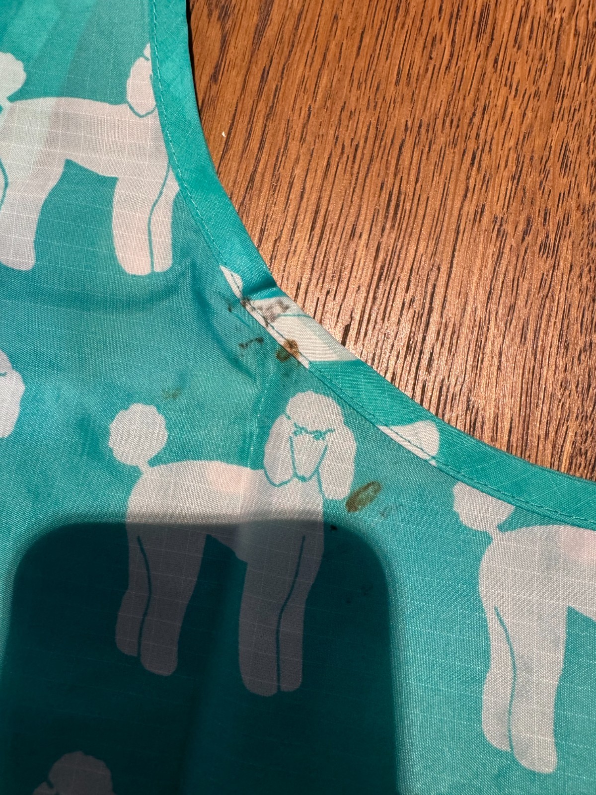 BAGGU Aqua Poodle Standard Baggu Reuseable Bag Used HTF Rare