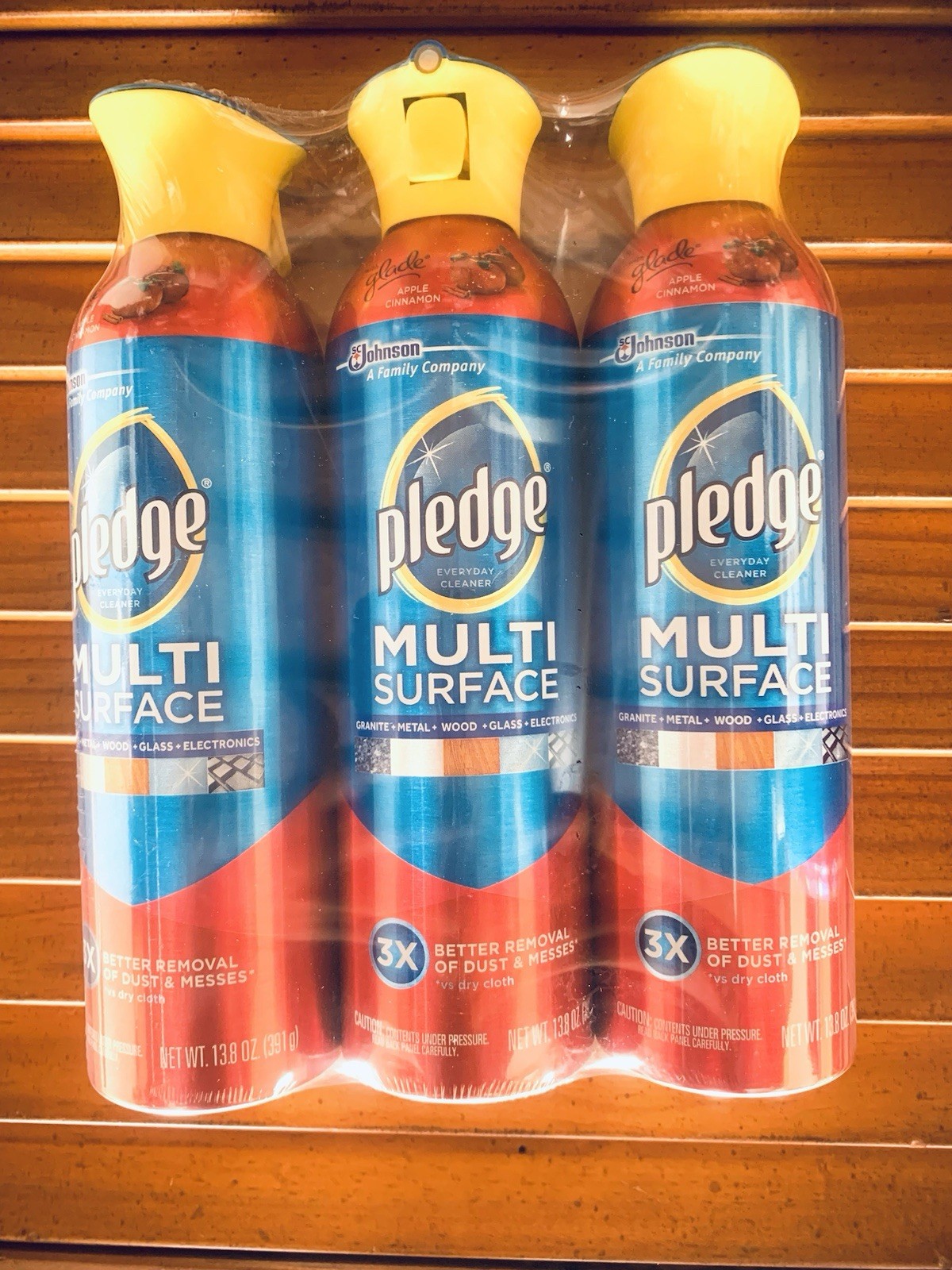 Pledge Multi Surface Spray All Purpose Cleaner 3 Pack 13.8 Oz Each