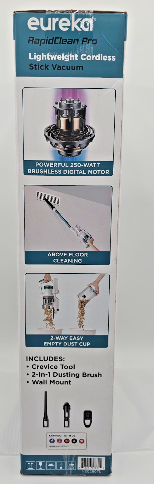 Eureka RapidClean Pro Lightweight Cordless Stick Vacuum