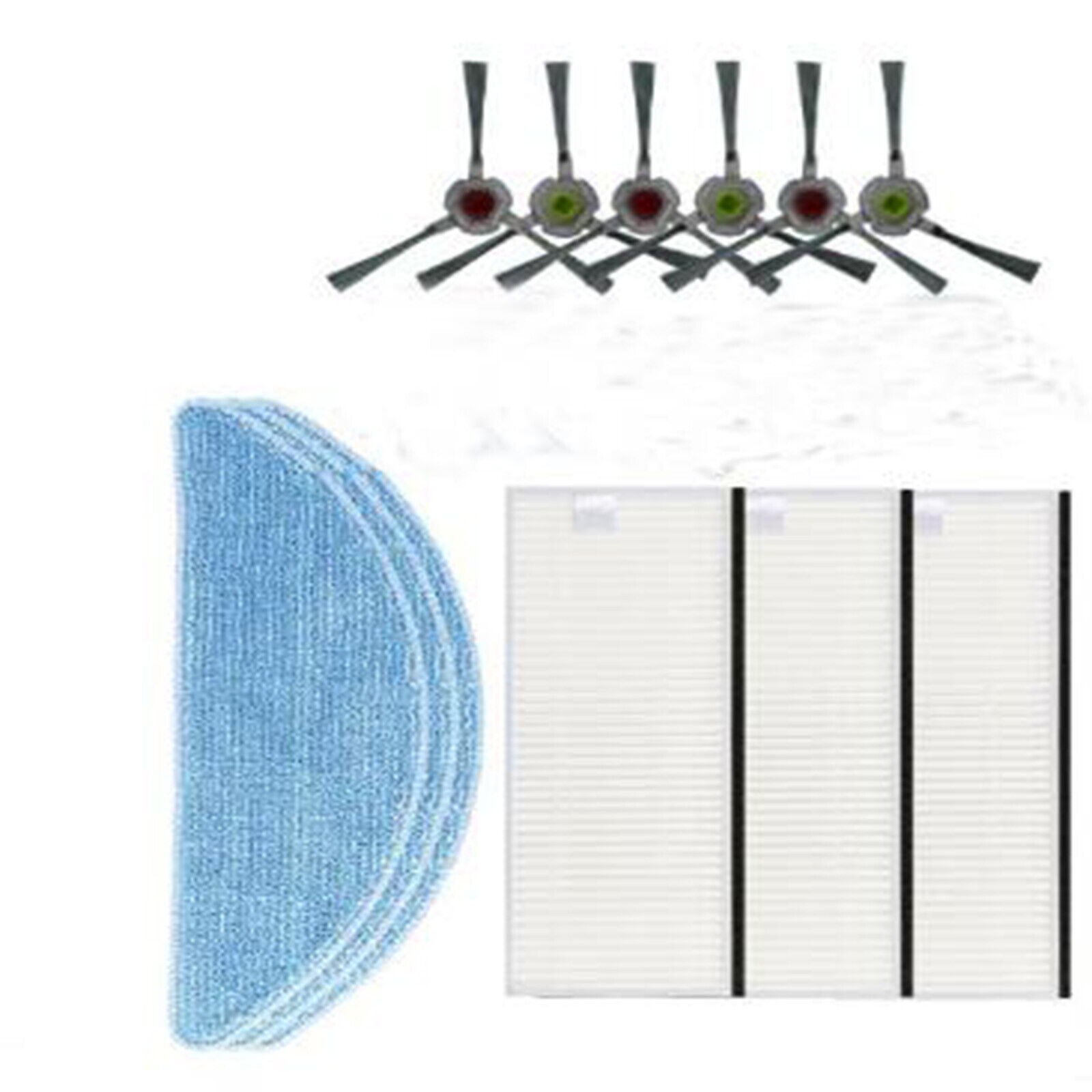 For Ecovacs Yeedi K650 Side Brush Main Brush Filter Mop Cloth Rags