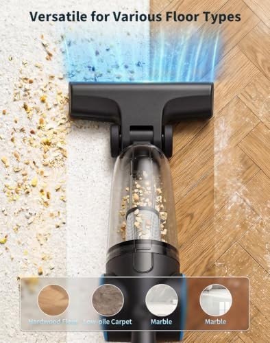 Corded Vacuum Cleaner, 600W 25KPa Powerful Stick Vacuum for Home Pet Hair | 2-in