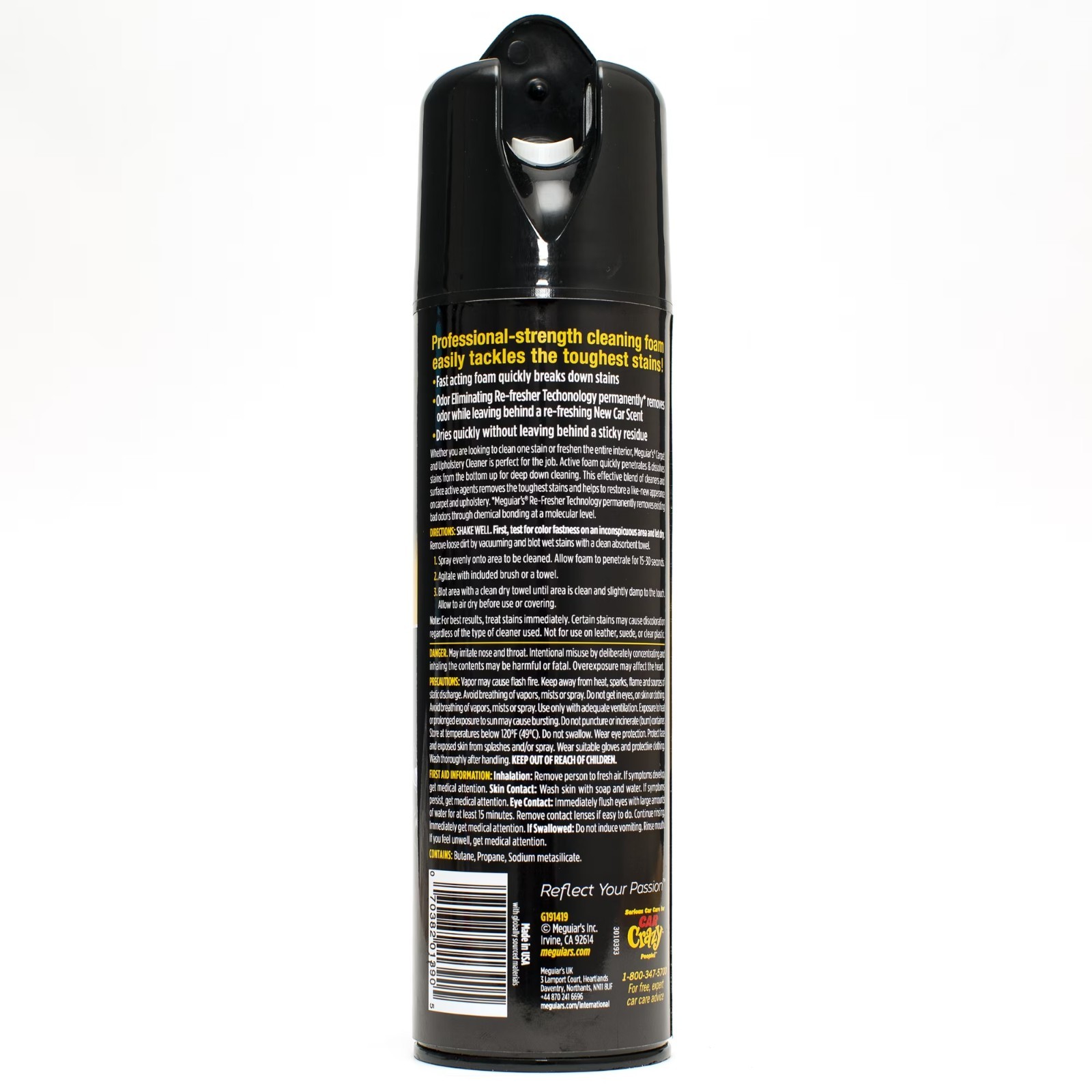 Meguiar’s Carpet & Upholstery Cleaner – Car Upholstery Cleaner & Fabric Cleane