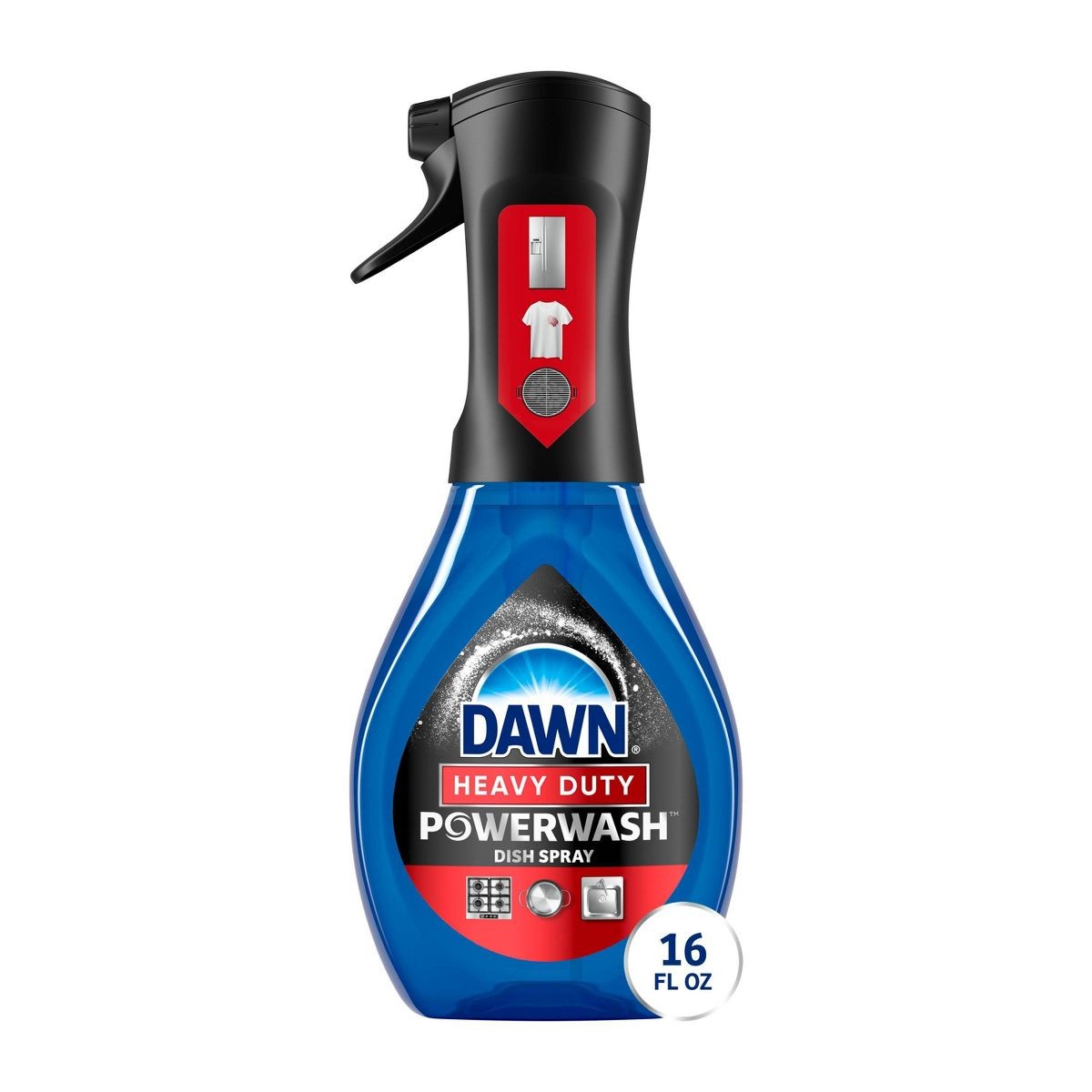 16 fl oz Heavy Duty Dish Spray Powerwash Formula Kitchen Washing‑Up Supply