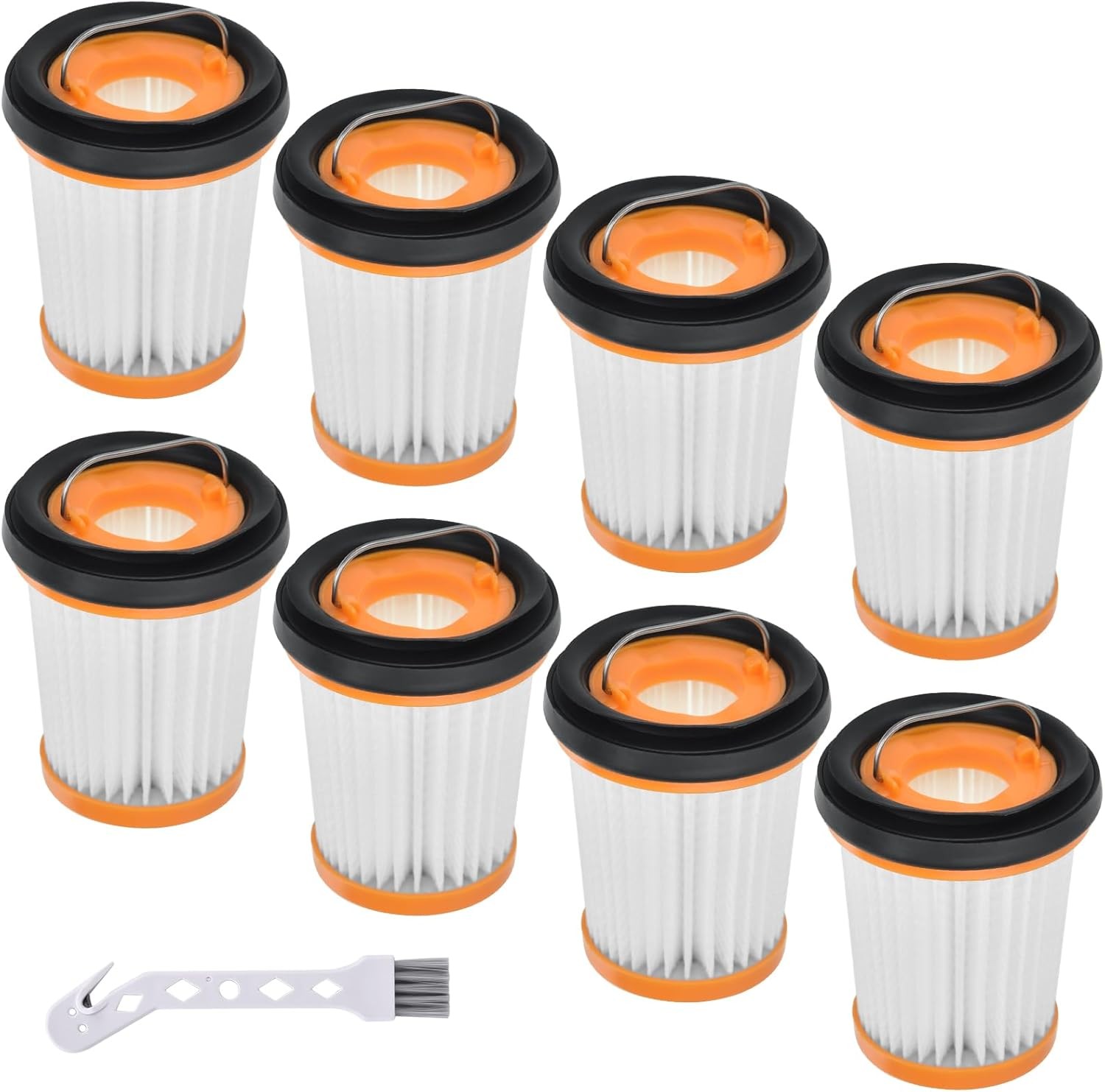 8 Pack WV201 Fiter Replacement for Shark Wandvac Handheld Cordless Vacuum WV200