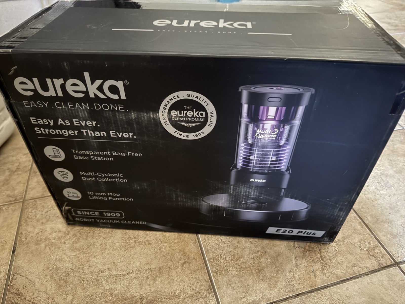 Eureka E20 Plus Robot Vacuum Mop Auto Empty LiDAR 8000Pa NERE20PLUSBK