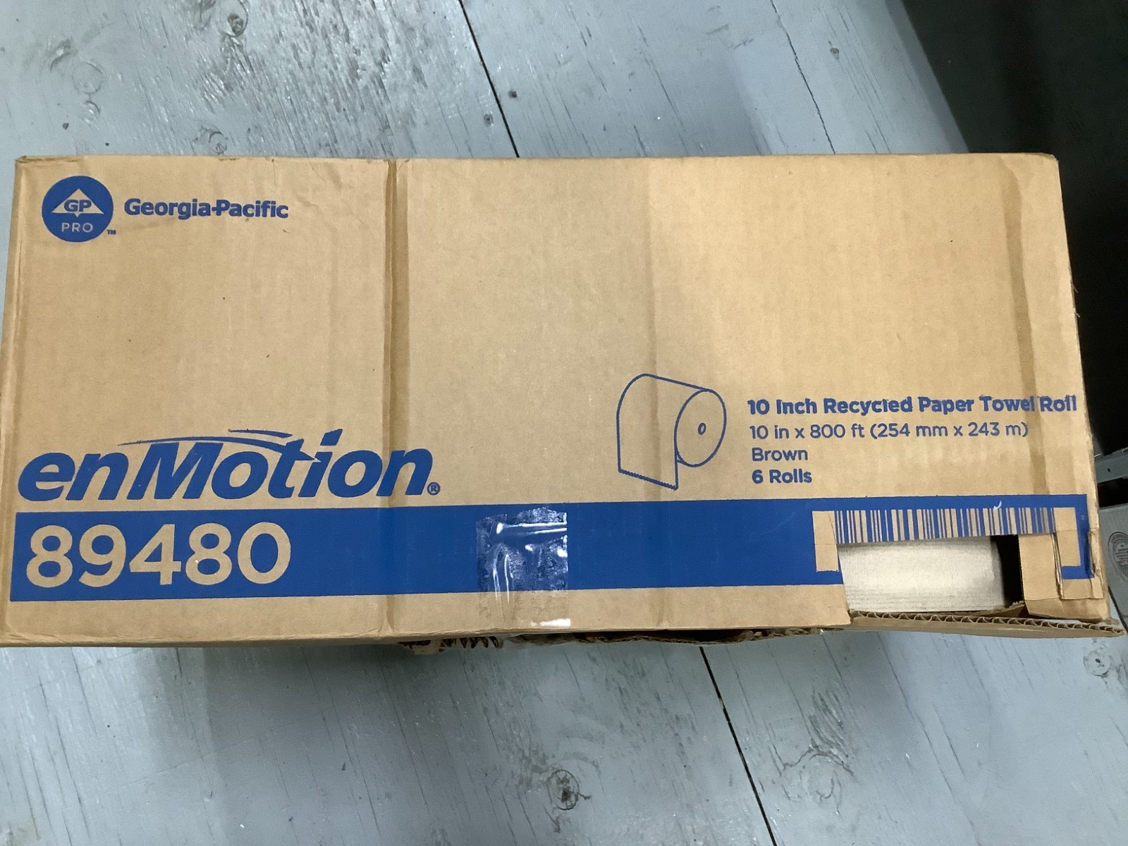 enMotion 89480 Brown Paper Towel Roll, 10” X 800ft, Case of 6 Rolls New