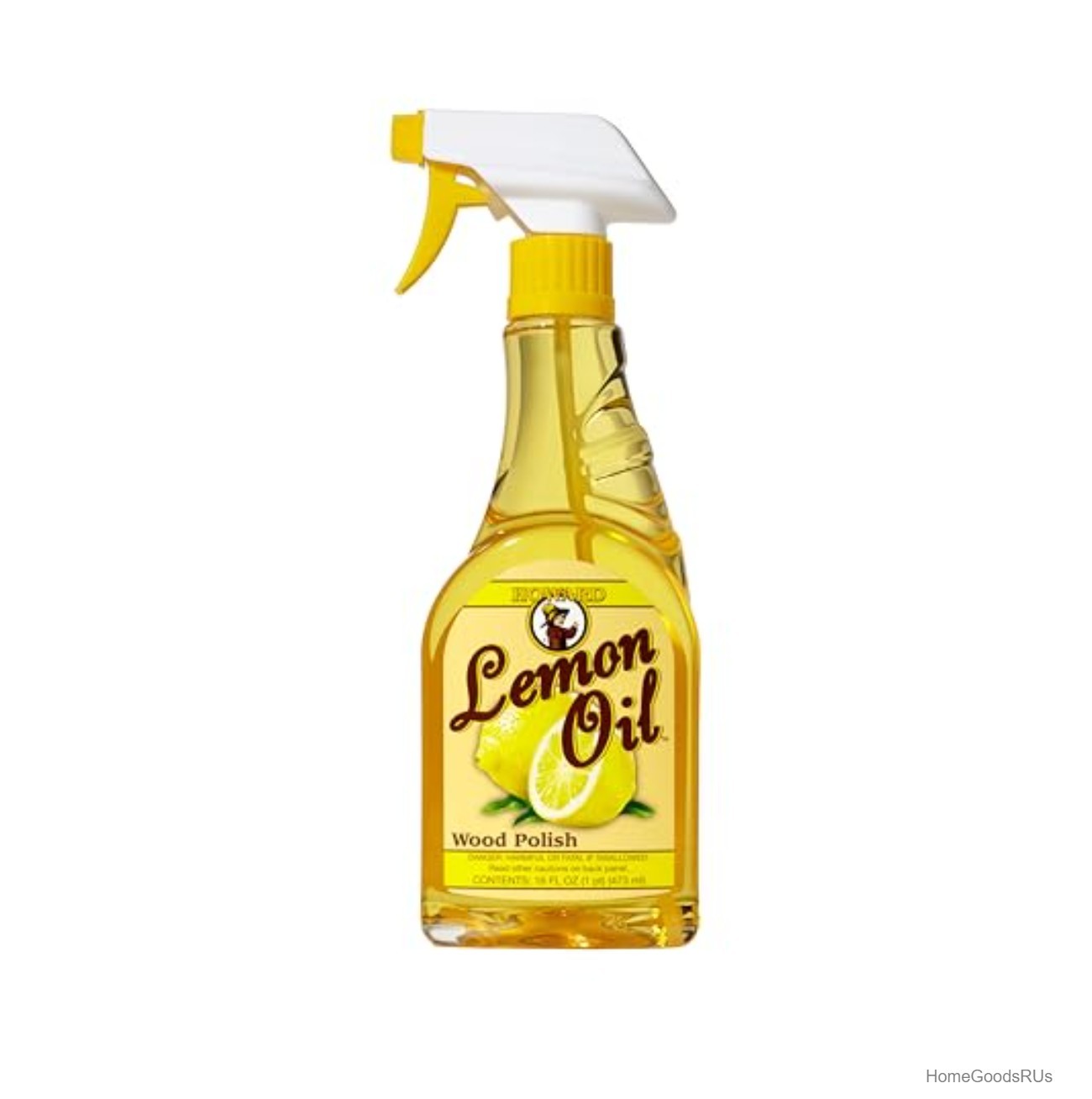 Lemon Oil Furniture Polish 16 Ounce Wood Cleaner with Fresh Scent Dust Removal