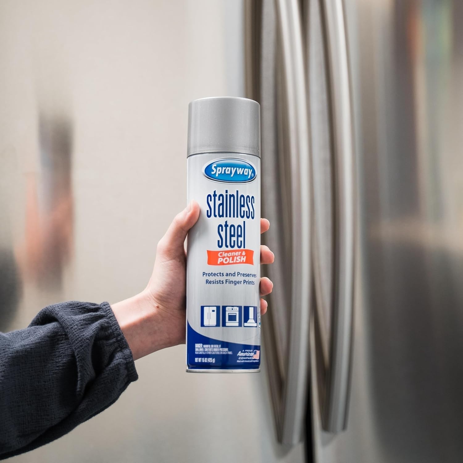 Water-Based Stainless Steel Cleaner, 15 Fl Oz Pack of 1