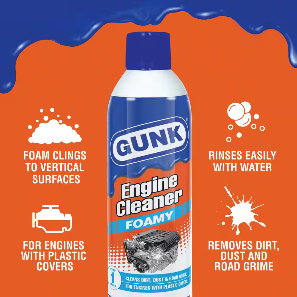 17 Oz. Foamy Engine Cleaner and Degreaser Spray