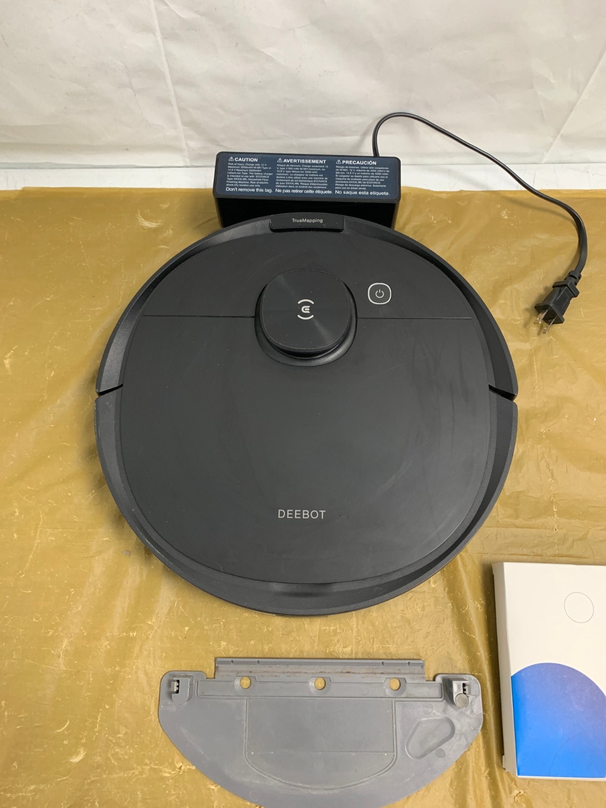 Ecovacs Deebot Ozmo N8 Robot Vacuum Cleaner & Mop – Black