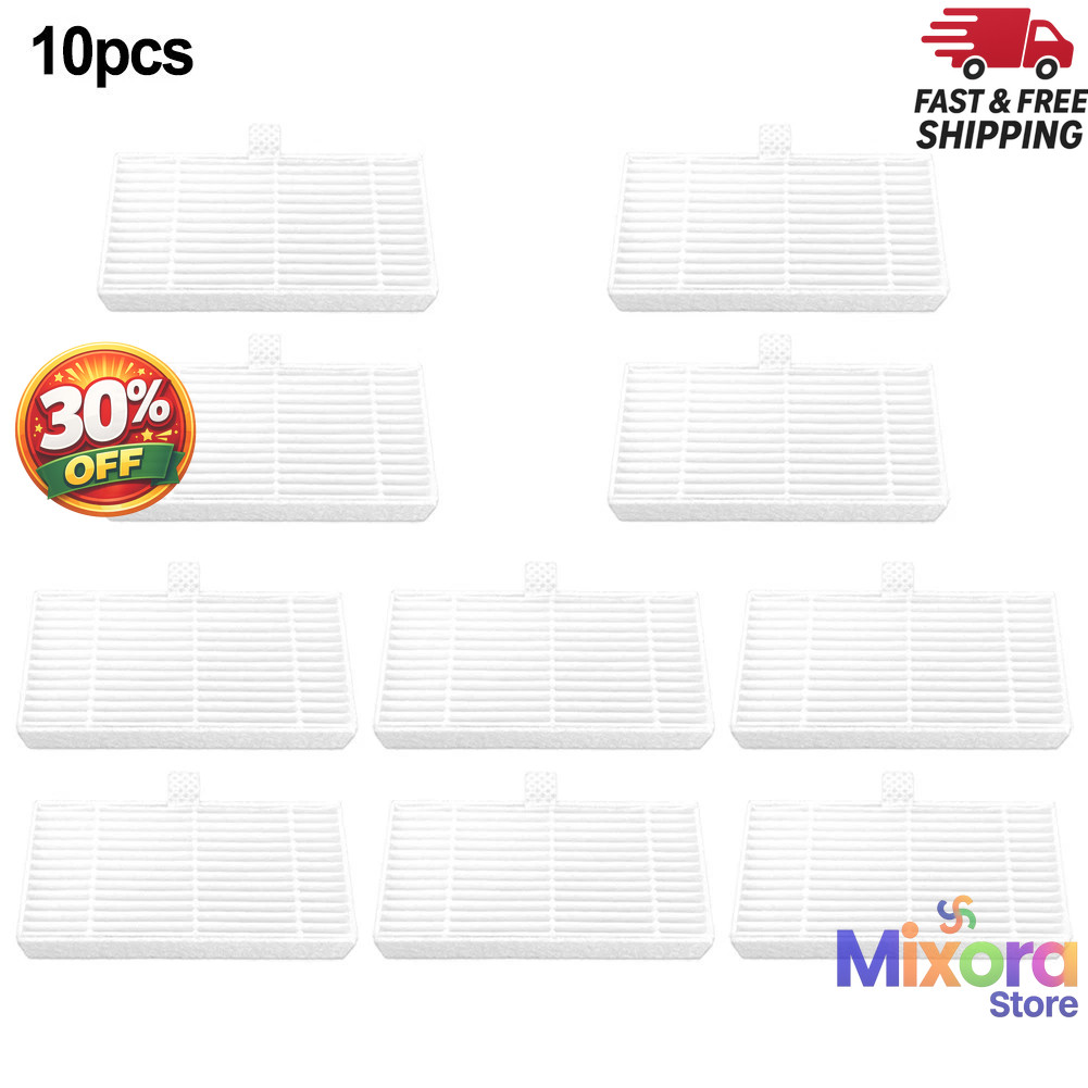 3/10 Pack Filter For MAMNV BR150/BR151 For BR150/BR151 Robot Vacuum Cleaner