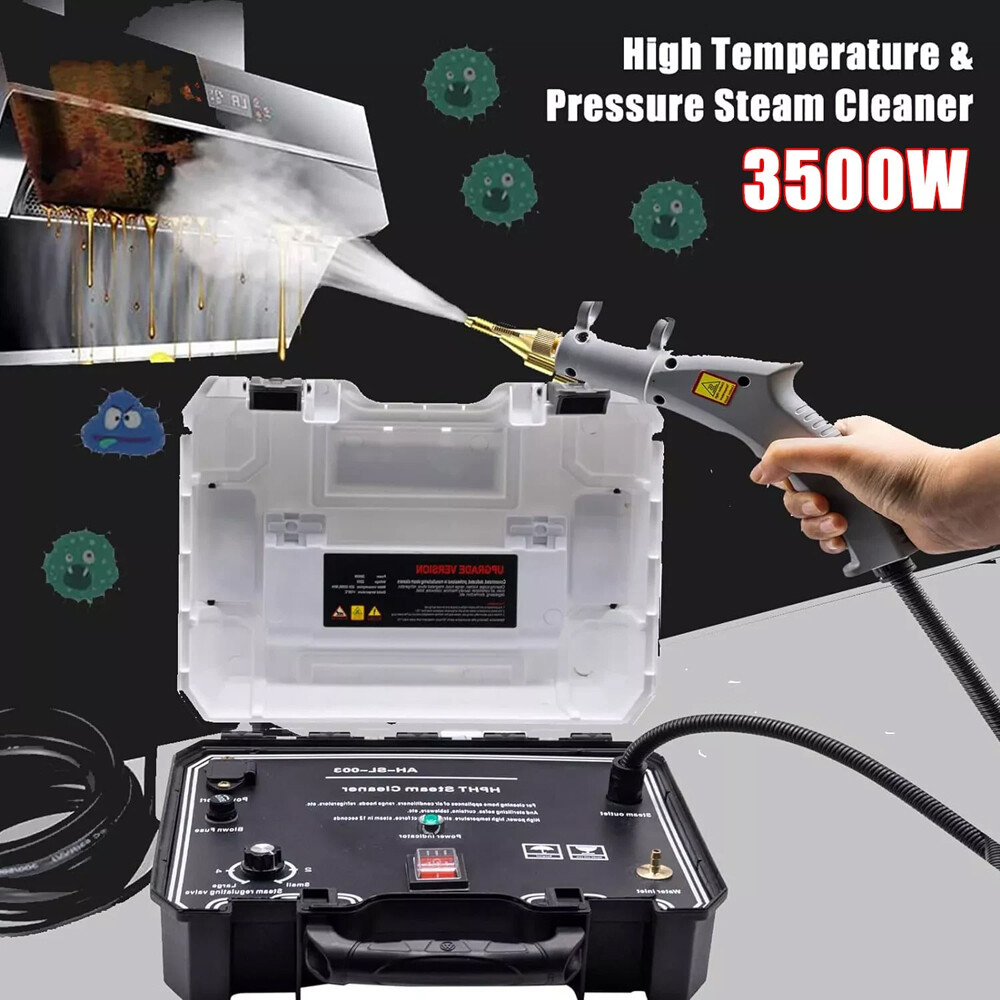 2500W Handheld Steam Cleaner Car Detailing Cleaning Machine Vehicle Auto Washer