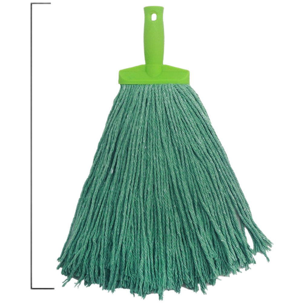 For Wax Mop with Ergonomic Non Slip Grip 36cm Cotton Yarn 1.2M Steel Rod