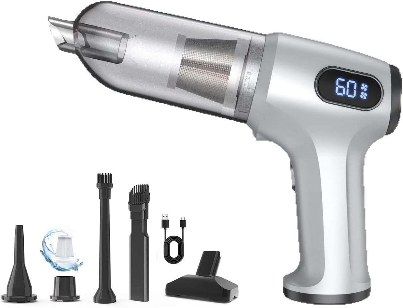 2025 New Handheld Car Vacuum Cleaner, 12000PA and air Purifier, 80W high-Power