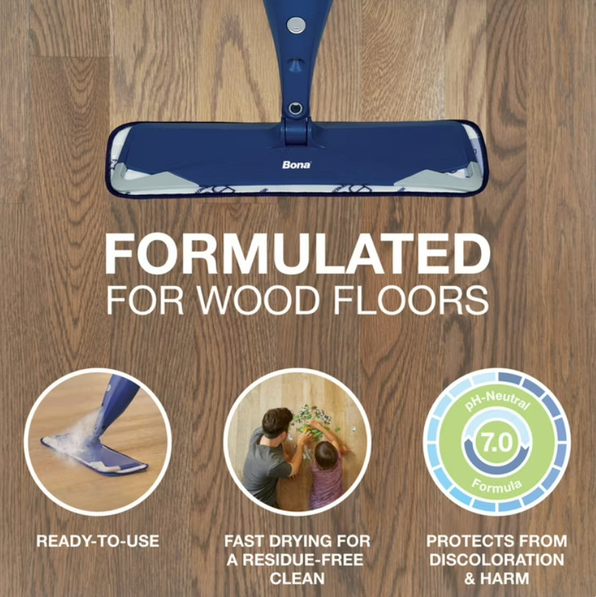 ( 2 Pack ) Bona Hardwood Floor Cleaning Solution Refill, Unscented, 128 fl oz