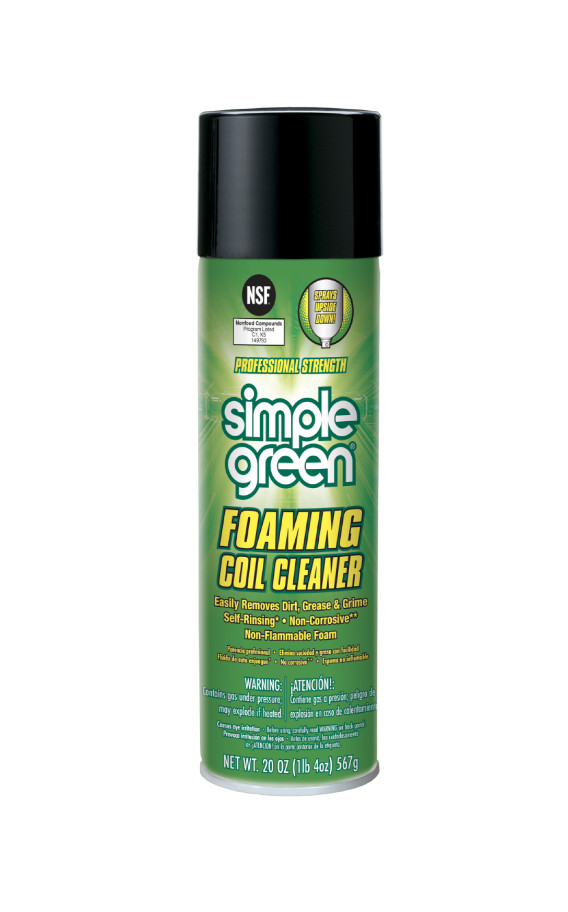 Simple Green 13418 20oz Professional Strength Foaming Coil Cleaner