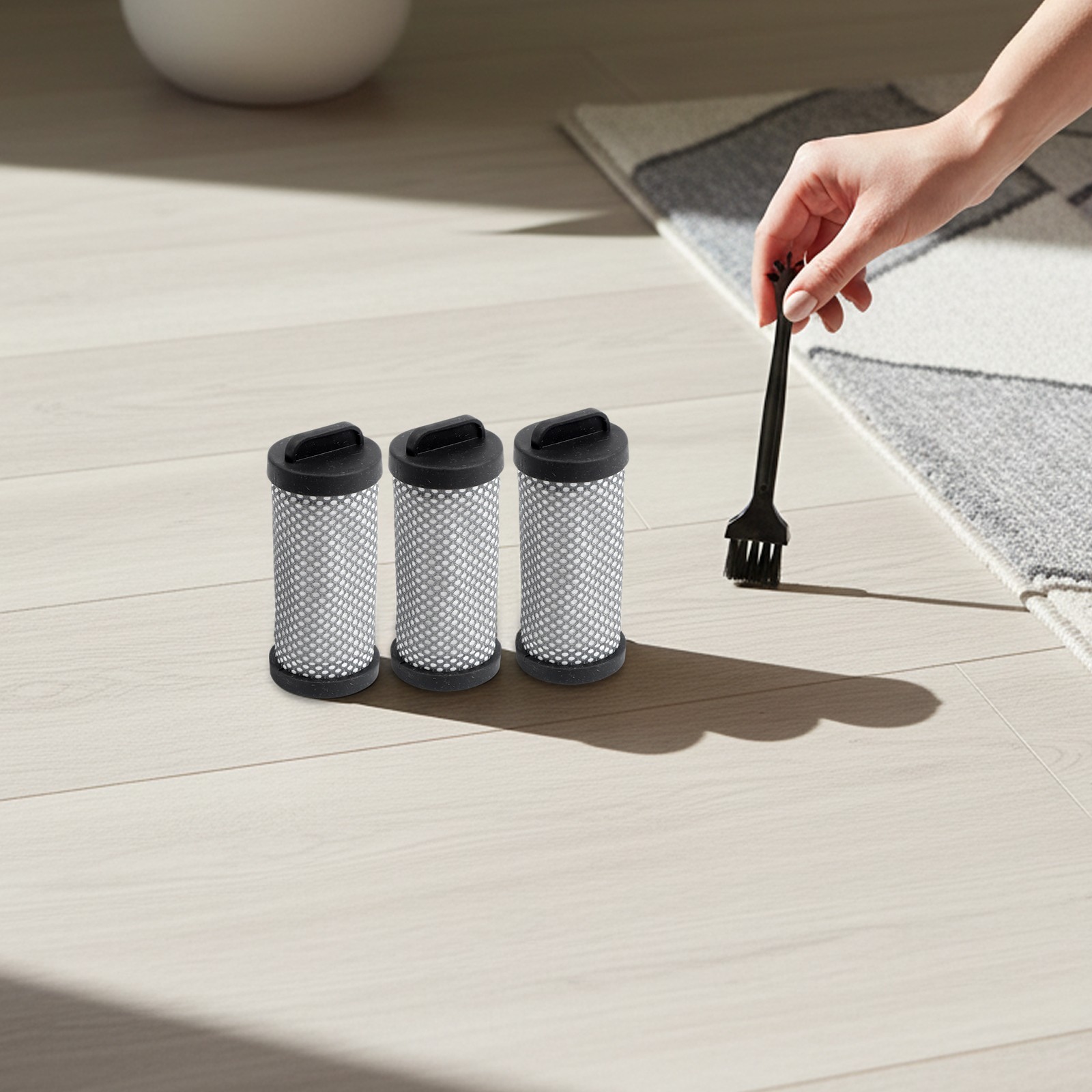 Replacement Washable HEPA Filters for JIGOO T600 Vacuum Cleaner 3 Pcs 99 97
