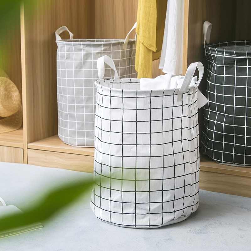 Dirty Clothes Basket Foldable Miscellaneous Storage Bucket House Laundry Basket