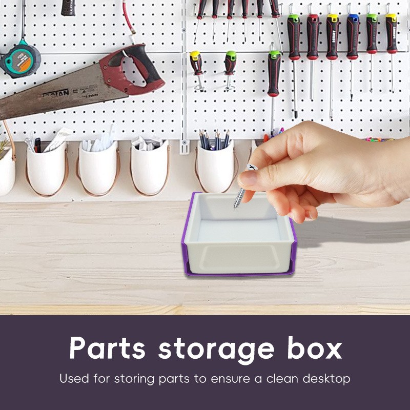 Durable Clear Portable Shatterproof Water-Resistant Dust-Proof Parts Storage Box
