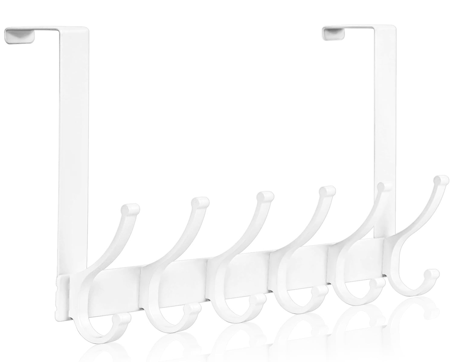 Optish Over The Door Hooks, Hanger Hooks for Hanging, 1 Pack, White